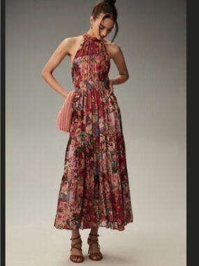 Anthropologie THE SOMERSET MAXI DRESS: HALTER EDITION